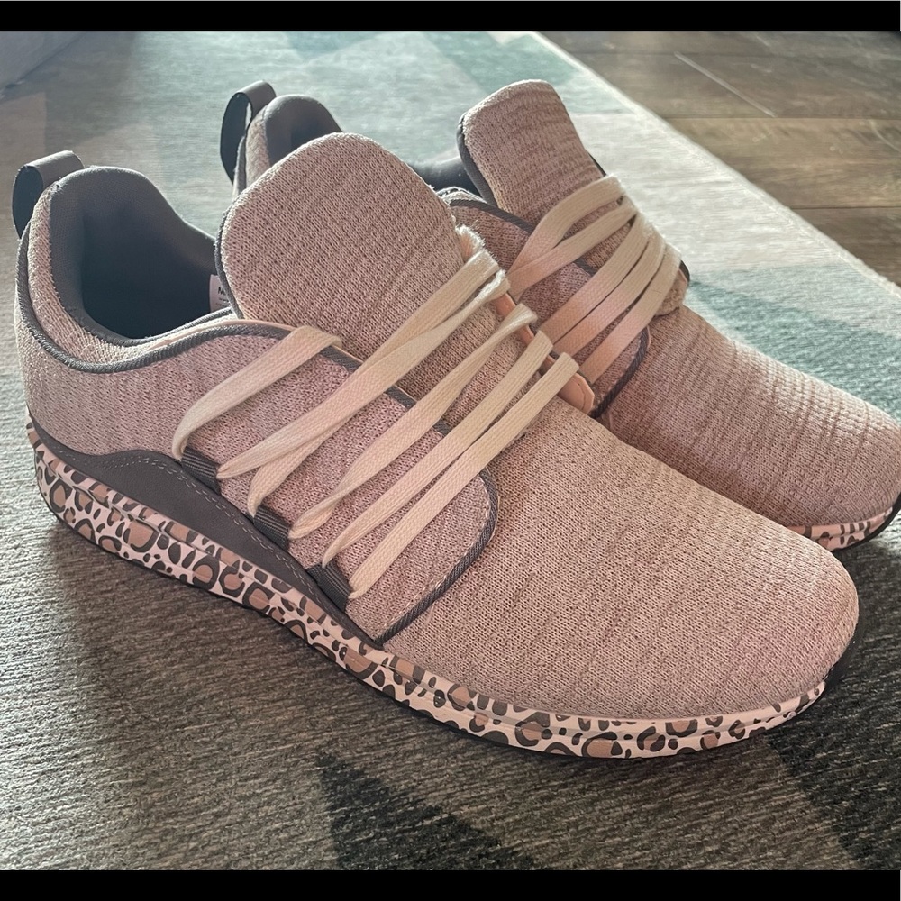 Marleylilly Leopard Bottom Sneakers